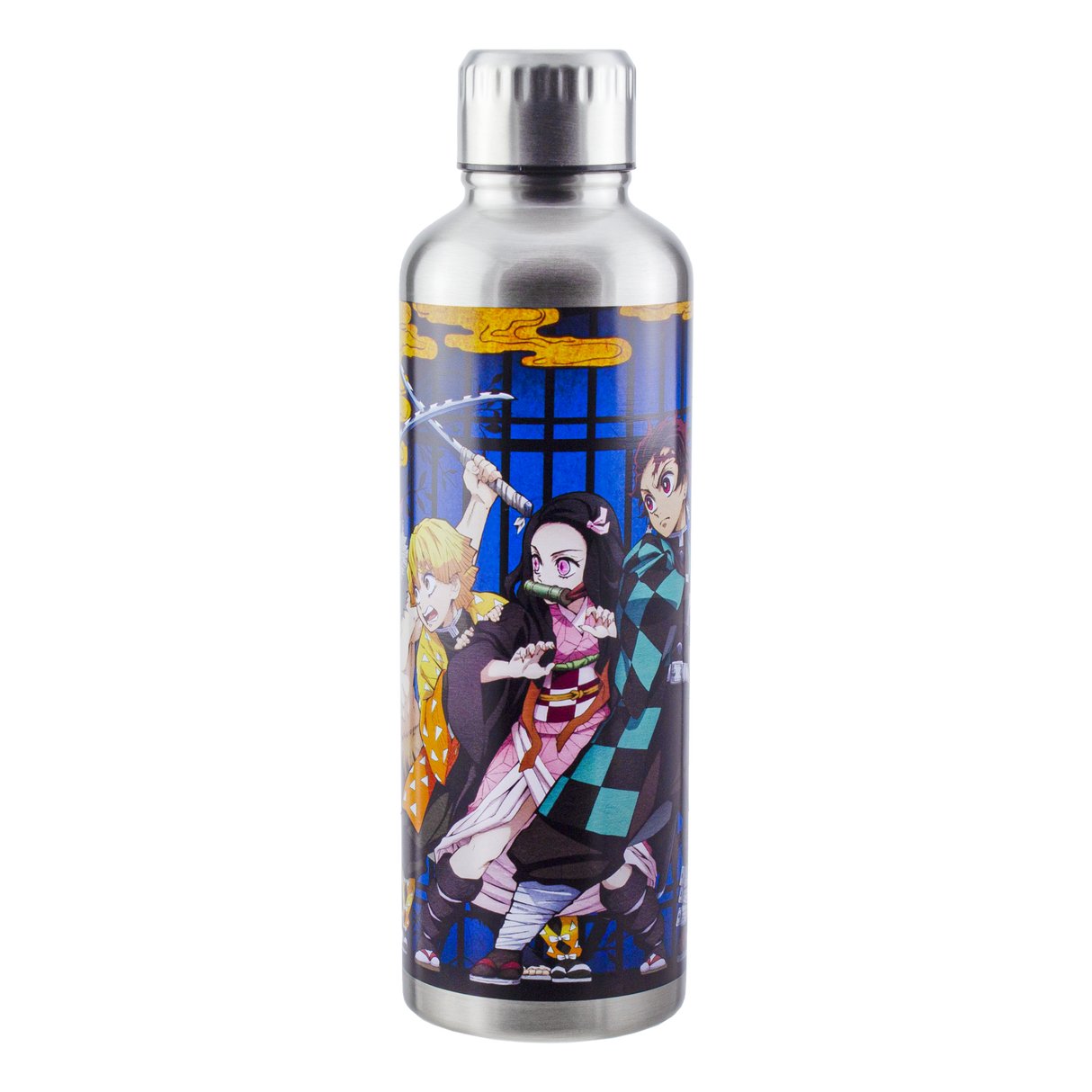 Sticla termica de voiaj model Demon Slayer material INOX capac prin insurubare capacitate 500ml licenta Shueisha