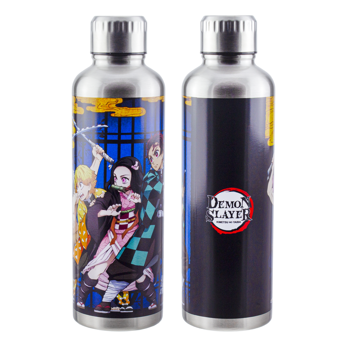 Sticla termica de voiaj model Demon Slayer material INOX capac prin insurubare capacitate 500ml licenta Shueisha