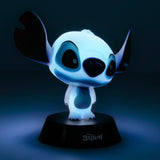 Lampa decorativa model Stitch de veghe noptiera birou sau gaming 10cm decoratiune luminoasa LED forma 3D personaj