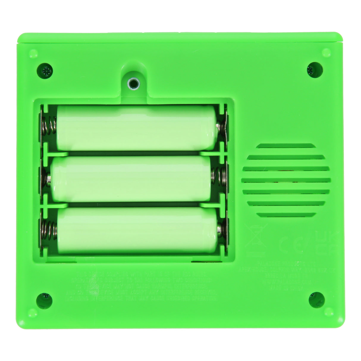 Ceas cu alarma model Creeper - Minecraft sunet lumina de noapte LED ceas cu alarma inaltime 16 cm baterii 3xAA licenta