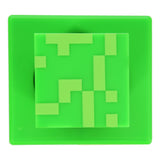 Ceas cu alarma model Creeper - Minecraft sunet lumina de noapte LED ceas cu alarma inaltime 16 cm baterii 3xAA licenta