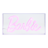 Lampa decorativa model Barbie de veghe noptiera birou sau gaming semn luminos LED NEON forma logo licenta Mattel - Lampa