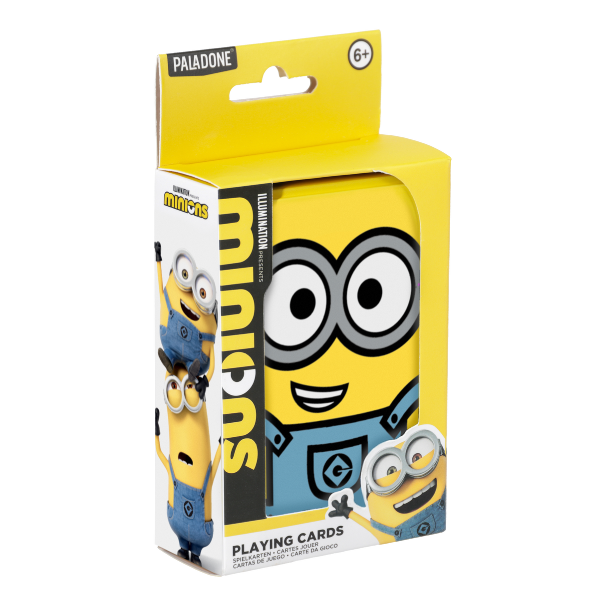 Carti de joc model Minions 52 + 2 cutie metalica multicolor licenta oficiala Illumination - Joc de carti
