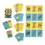 Carti de joc model Minions 52 + 2 cutie metalica multicolor licenta oficiala Illumination - Joc de carti