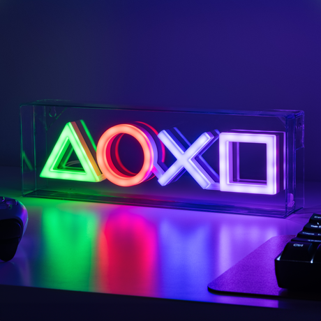 Playstation LED Neon Light - Lampa