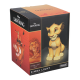 Lampa decorativa portabila model Simba - Lion King de veghe noptiera birou sau gaming semn luminos LED 16 cm forma 3D