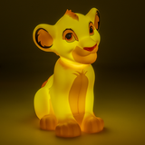 Lampa decorativa portabila model Simba - Lion King de veghe noptiera birou sau gaming semn luminos LED 16 cm forma 3D