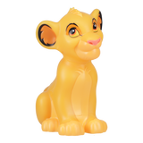 Lampa decorativa portabila model Simba - Lion King de veghe noptiera birou sau gaming semn luminos LED 16 cm forma 3D