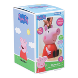 Pusculita interactiva model Peppa Pig forma figurina 3D inaltime 16cm 5 sunete licenta oficiala Hasbro - Pusculita
