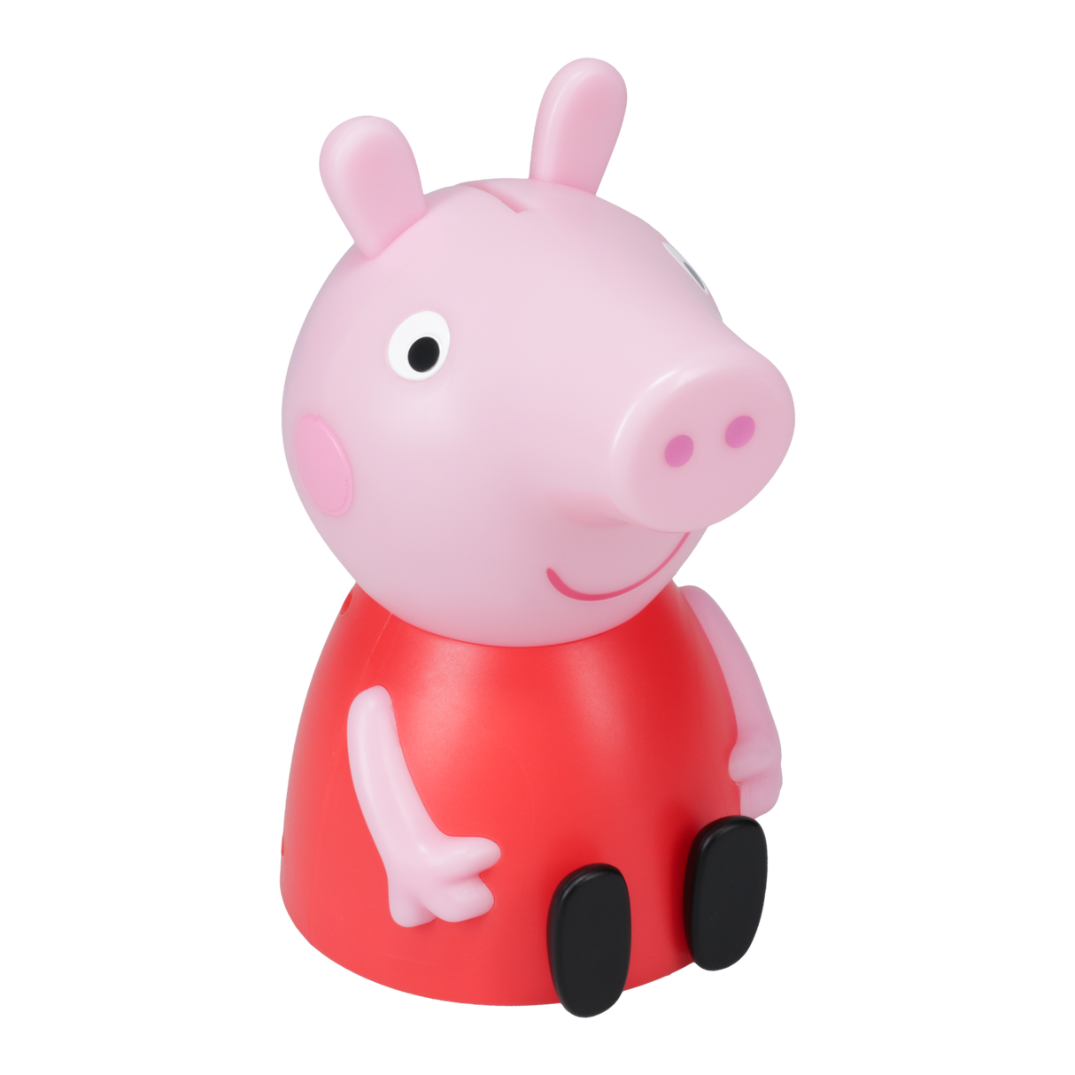 Pusculita interactiva model Peppa Pig forma figurina 3D inaltime 16cm 5 sunete licenta oficiala Hasbro - Pusculita