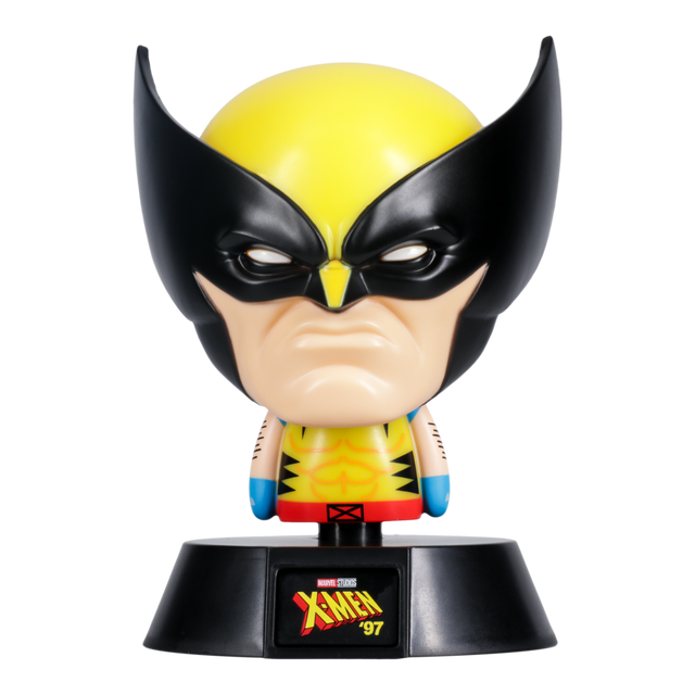 Lampa decorativa model Wolverine de veghe noptiera birou sau gaming 10cm decoratiune luminoasa LED forma 3D personaj