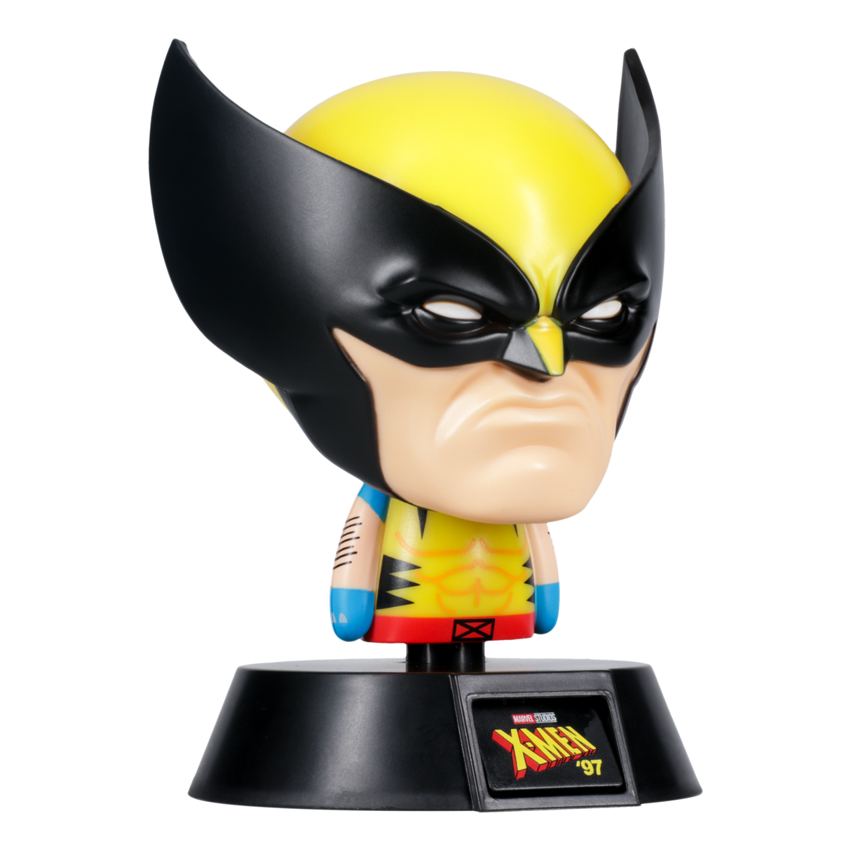 Lampa decorativa model Wolverine de veghe noptiera birou sau gaming 10cm decoratiune luminoasa LED forma 3D personaj