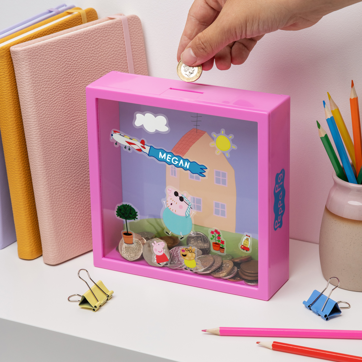 Peppa Pig Frame Money Box - Pusculita