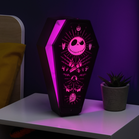 Nightmare Before Christmas Coffin 3D Light - Lampa