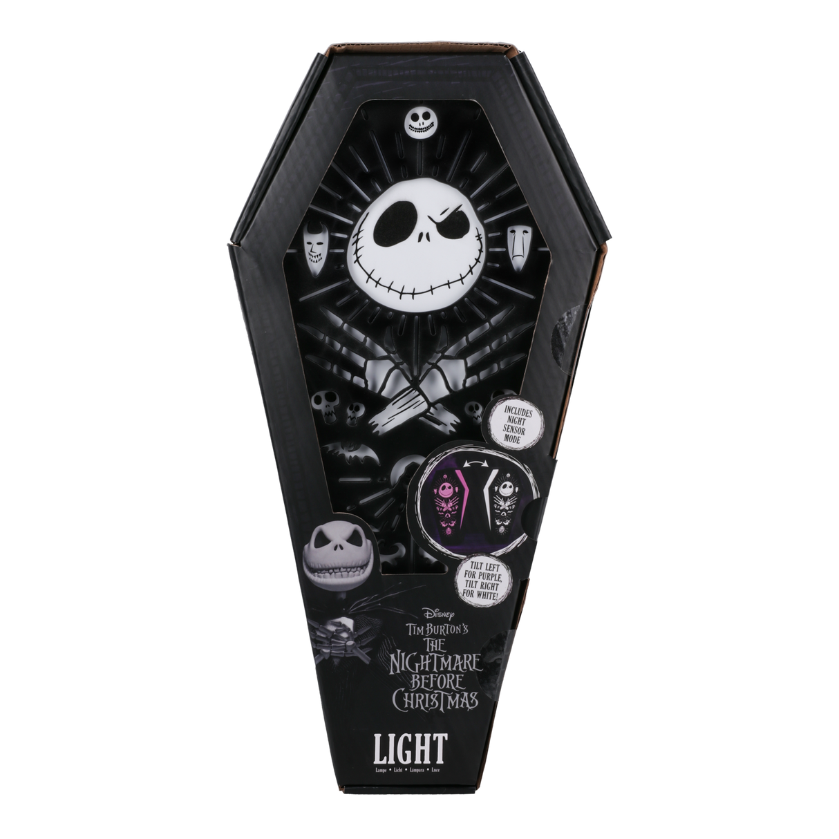 Nightmare Before Christmas Coffin 3D Light - Lampa