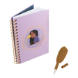Set Agenda cu pix model Wish marime A5 include si pix in forma de pana legare tip spirala licenta oficiala Disney