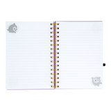 Set Agenda cu pix model Wish marime A5 include si pix in forma de pana legare tip spirala licenta oficiala Disney
