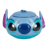 Borcan de fursecuri model Stitch inaltime 15 cm forma personaj 3D licenta oficiala Disney - Borcan