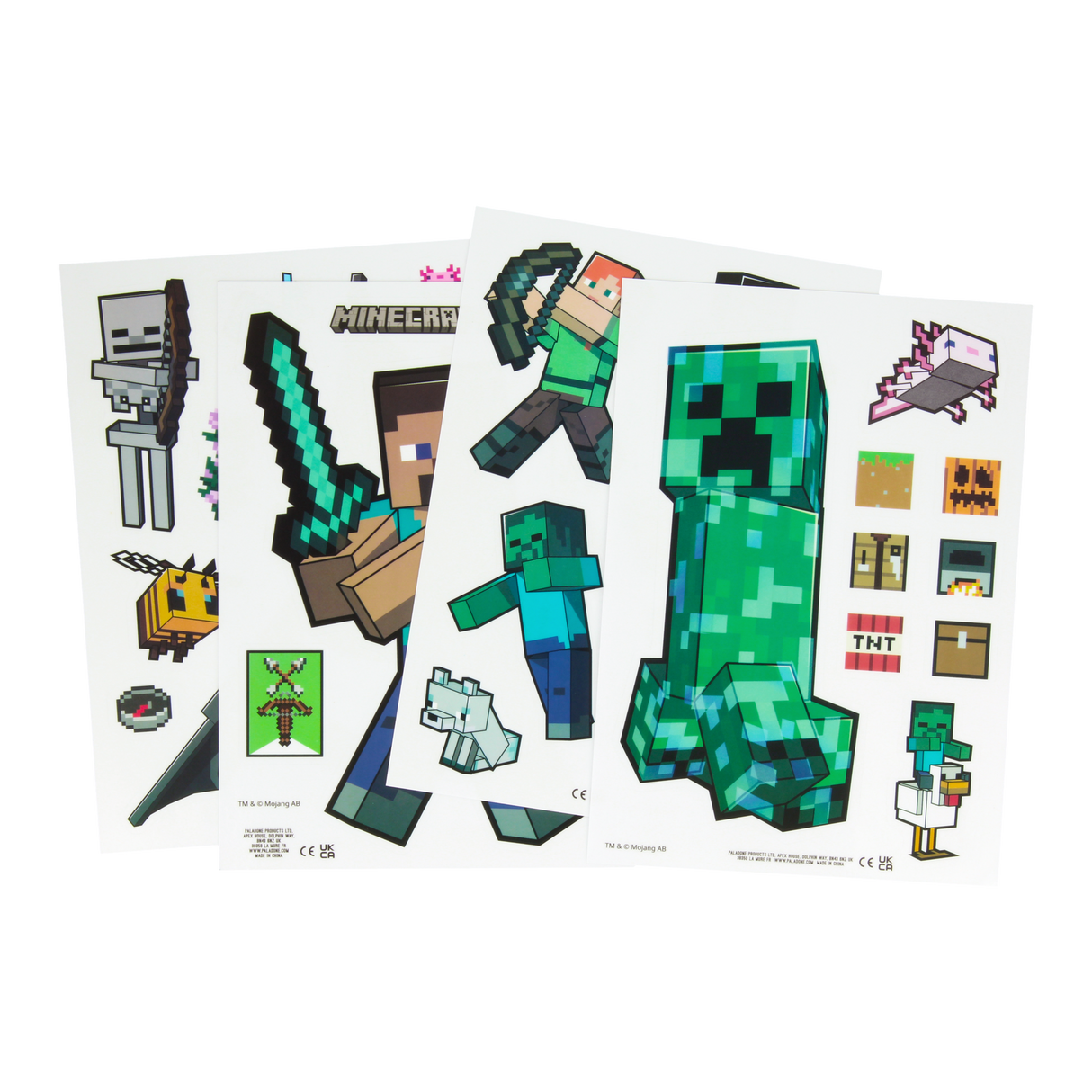 Minecraft Window Cling Decals - Sticker