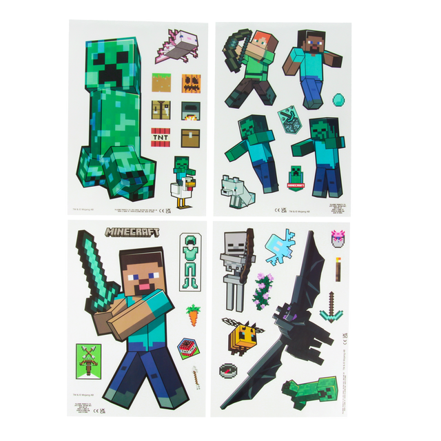 Minecraft Window Cling Decals - Sticker