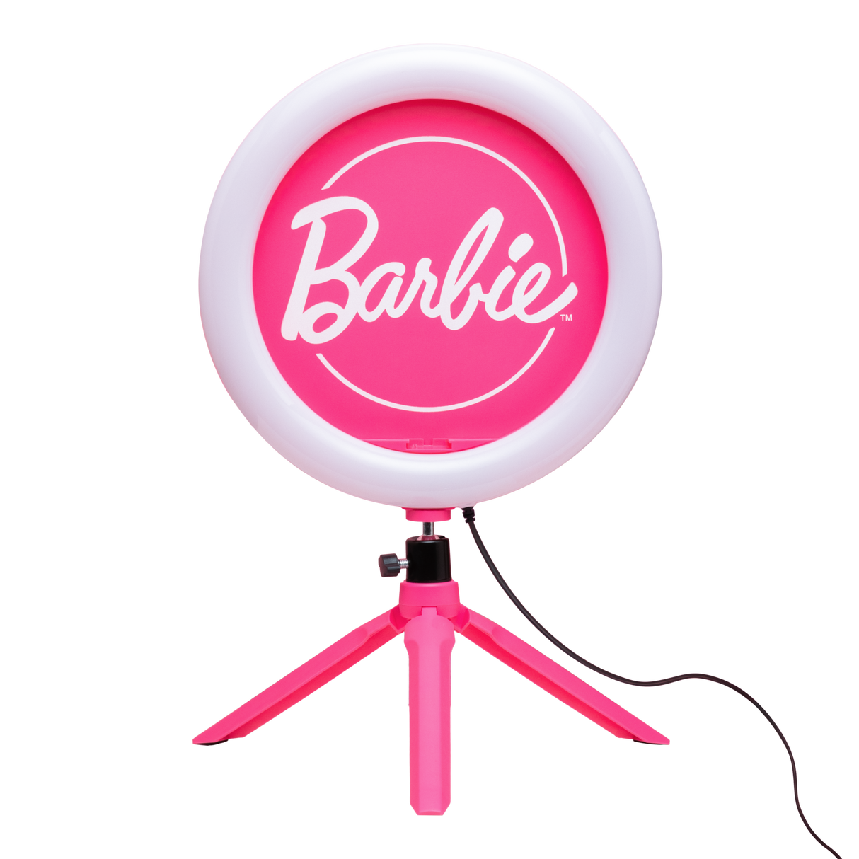 Lampa circulara model Barbie pentru selfie make-up streaming si foto/video diametru 25.9cm semn luminos LED NEON forma