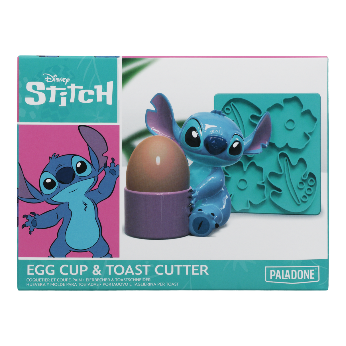 Stitch Egg Cup and Toast Cutter Set - Set Mic Dejun