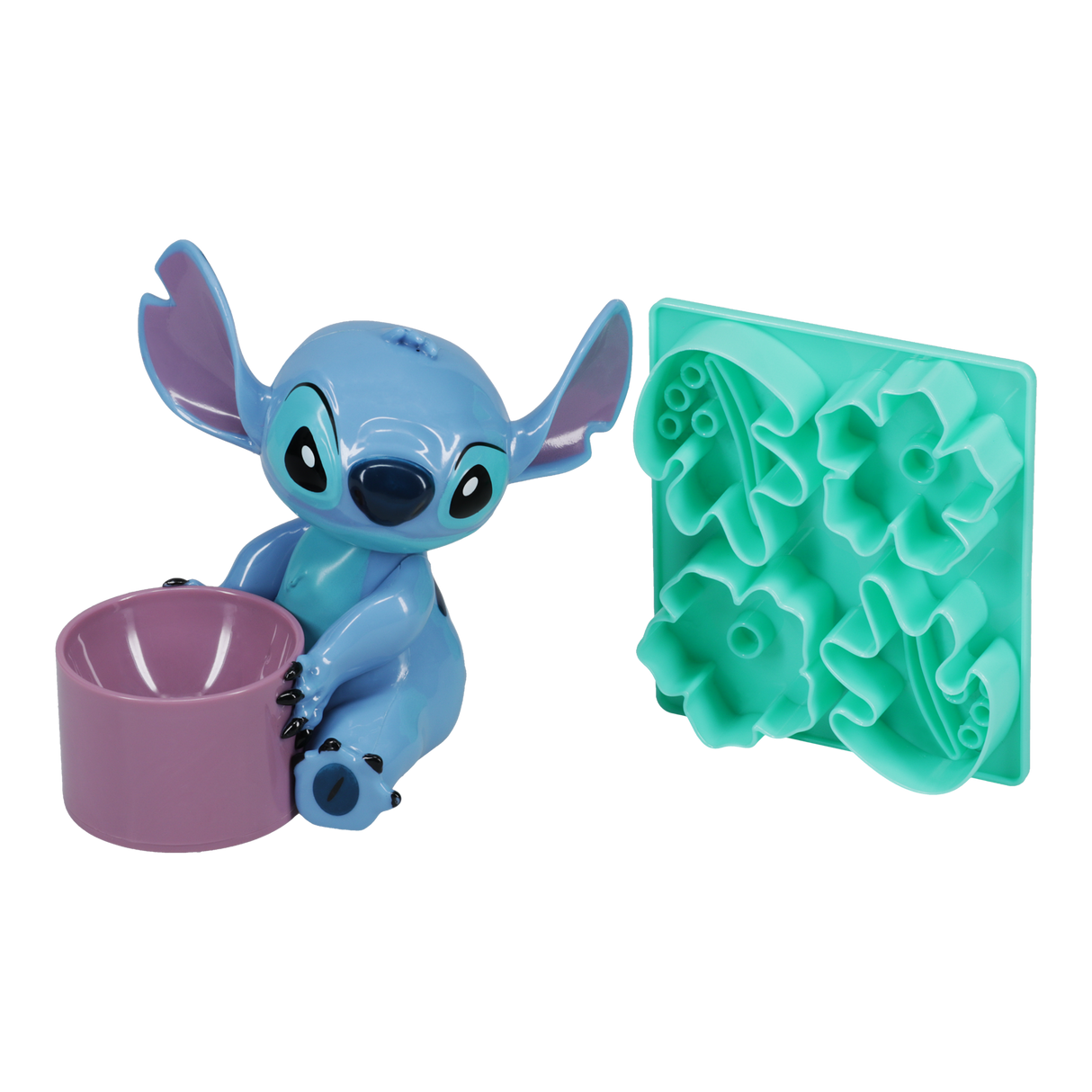 Stitch Egg Cup and Toast Cutter Set - Set Mic Dejun