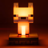 Lampa decorativa model FOX - Minecraft de veghe noptiera birou sau gaming 10cm decoratiune luminoasa LED forma 3D