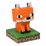 Lampa decorativa model FOX - Minecraft de veghe noptiera birou sau gaming 10cm decoratiune luminoasa LED forma 3D