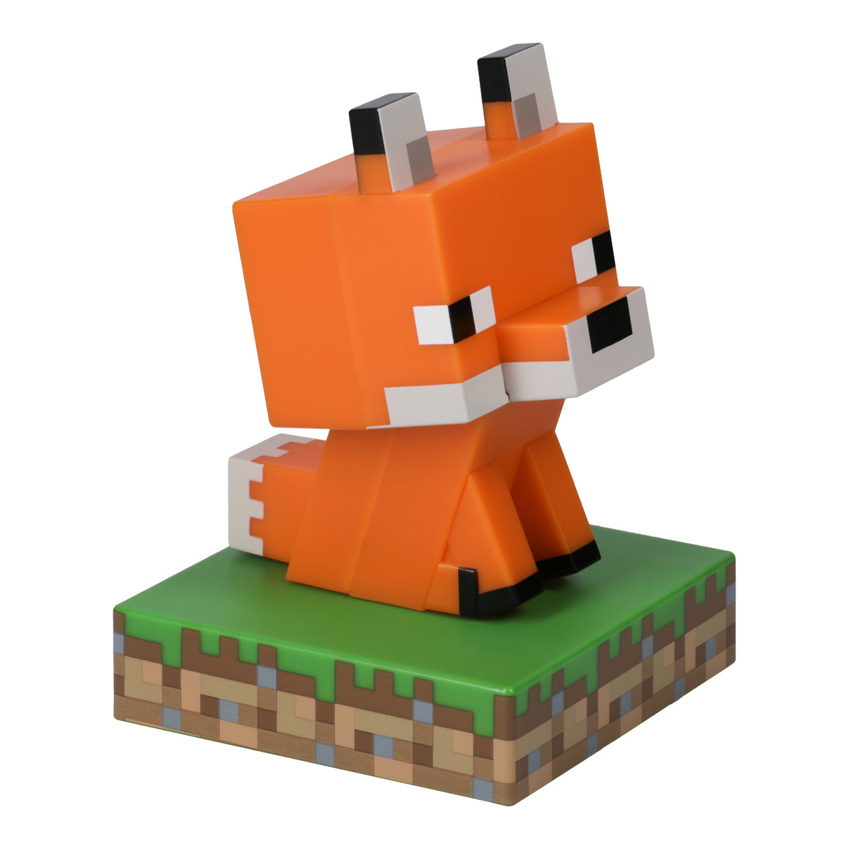 Lampa decorativa model FOX - Minecraft de veghe noptiera birou sau gaming 10cm decoratiune luminoasa LED forma 3D
