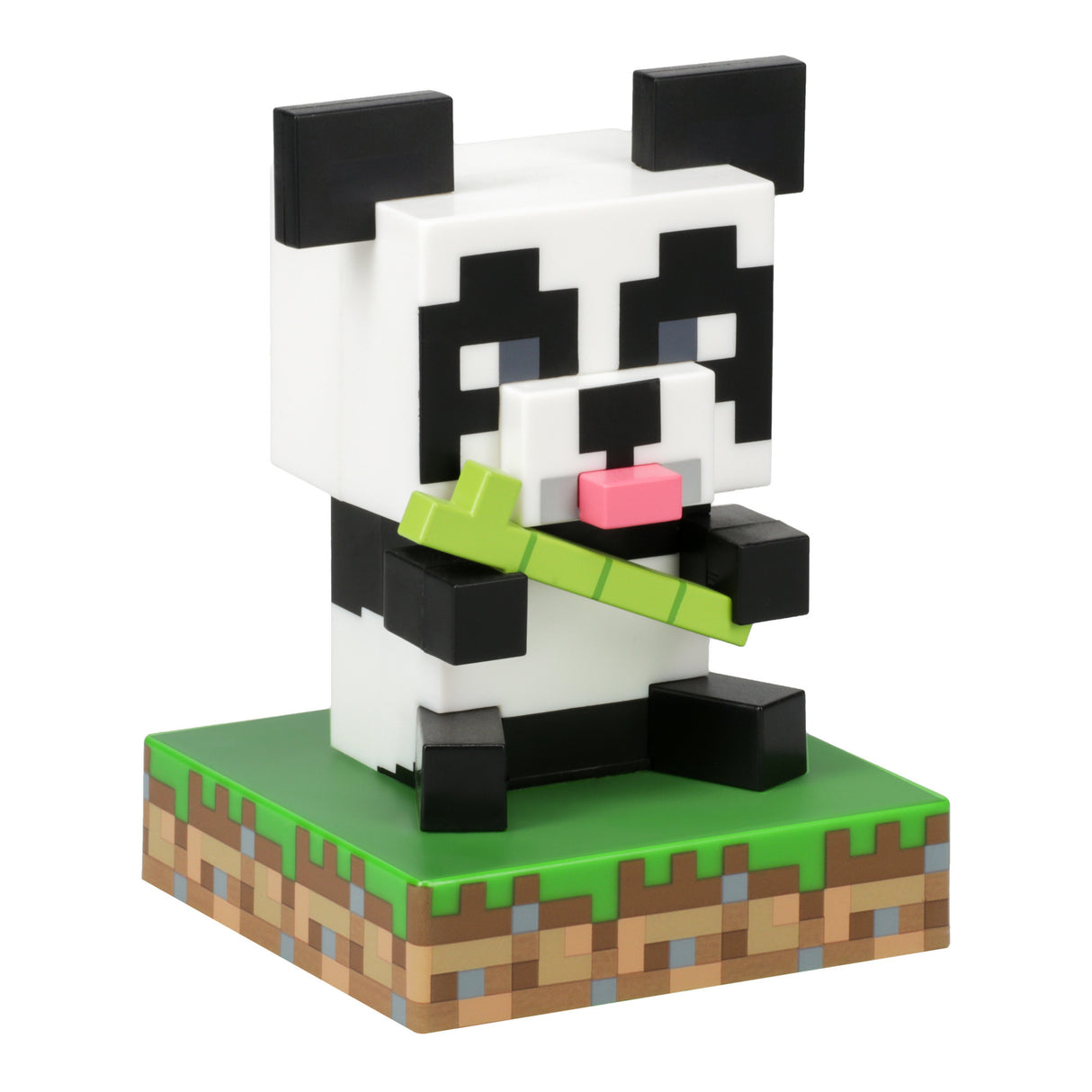 Lampa decorativa model PANDA - Minecraft de veghe noptiera birou sau gaming 10cm decoratiune luminoasa LED forma 3D