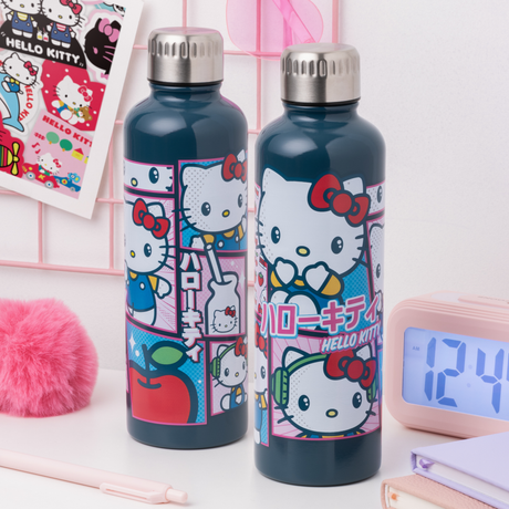 Hello Kitty Metal Water Bottle - Sticla