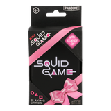 Carti de joc model Squid Game 52 + 2 cutie metalica multicolor licenta oficiala Netflix - Joc de carti