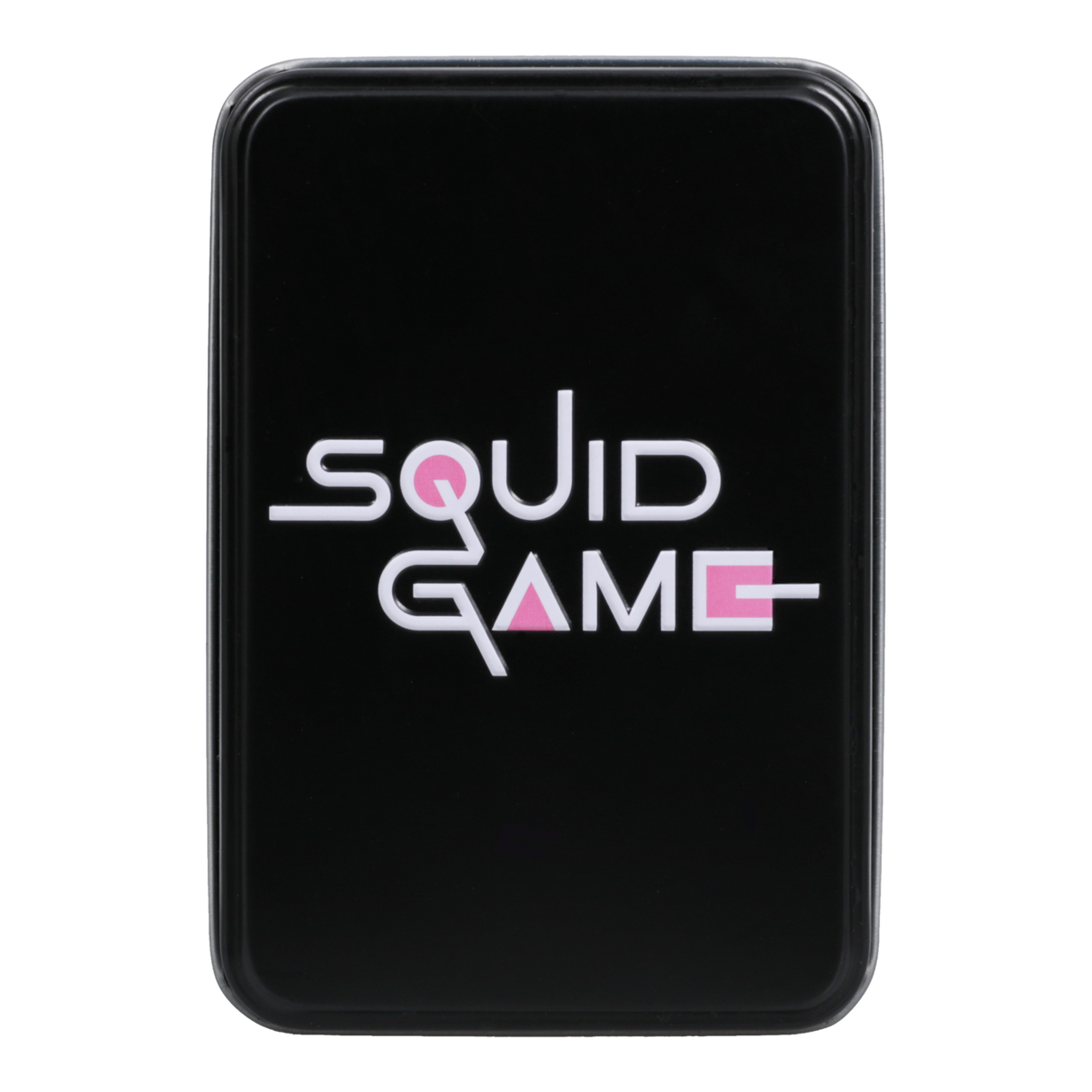 Carti de joc model Squid Game 52 + 2 cutie metalica multicolor licenta oficiala Netflix - Joc de carti
