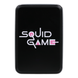 Carti de joc model Squid Game 52 + 2 cutie metalica multicolor licenta oficiala Netflix - Joc de carti