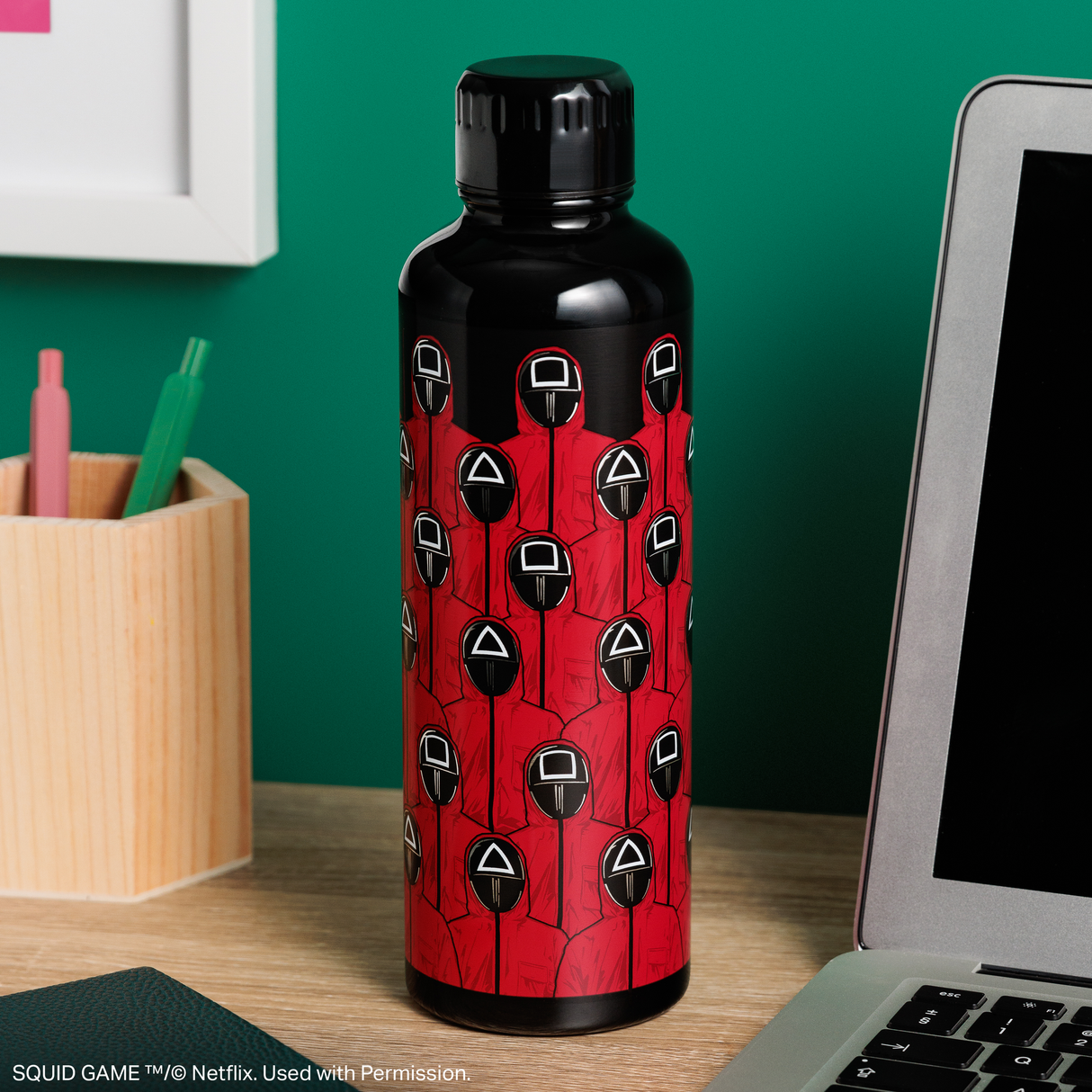 Squid Game Metal Water Bottle - Sticla