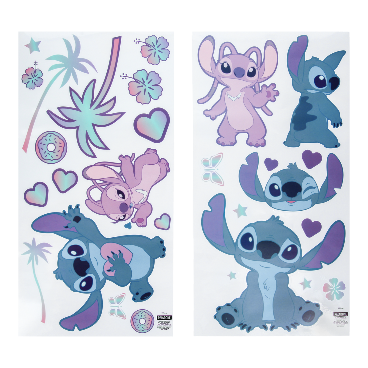 Stitch and Angel Wall Stickers - Sticker