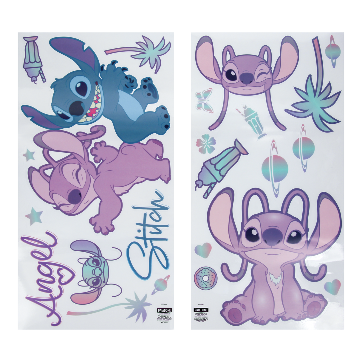 Stitch and Angel Wall Stickers - Sticker