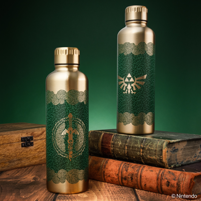Zelda Tears Of The Kingdom Metal Water Bottle - Sticla