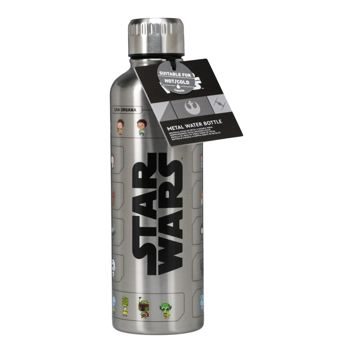 Sticla termica de voiaj model Star Wars material INOX capac prin insurubare inchidere etansa,capacitate 500ml licenta