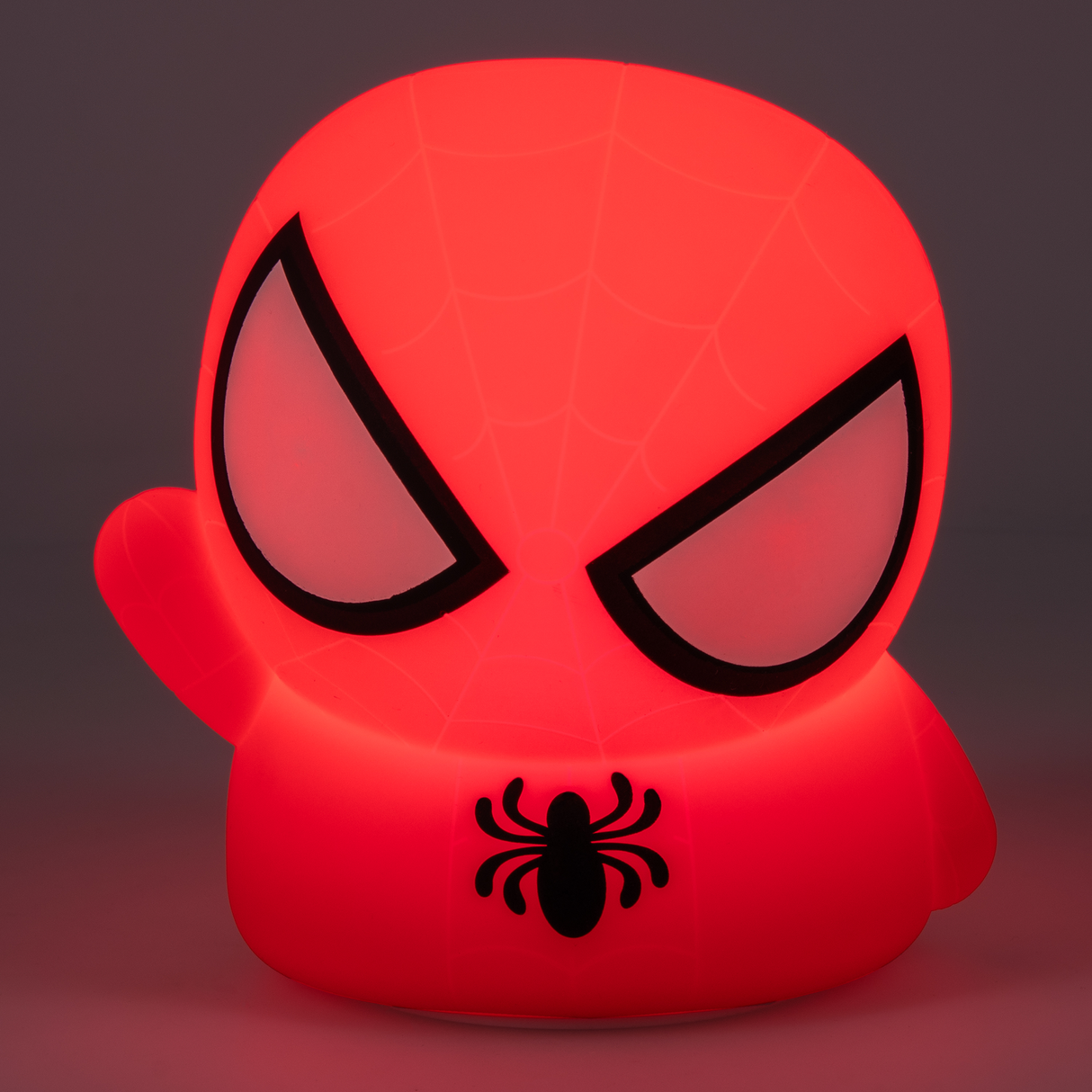 Lampa de veghe pentru copii model Spiderman portabila forma 3D baterie reincarcabila Silicon Non-toxic control
