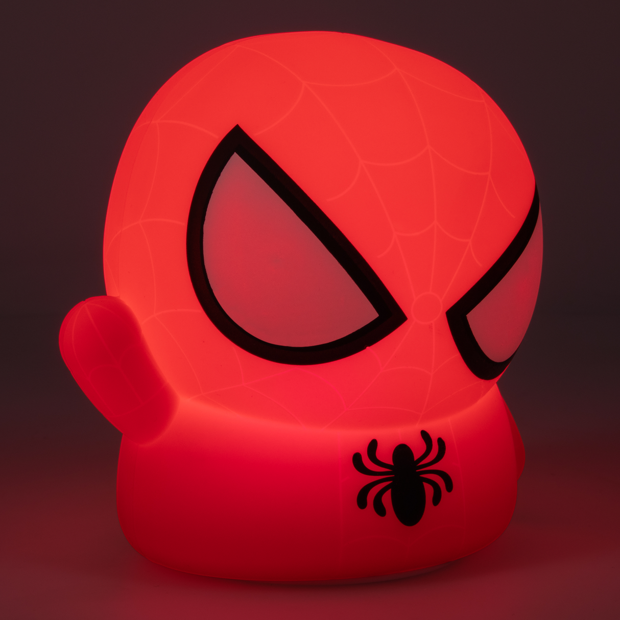 Lampa de veghe pentru copii model Spiderman portabila forma 3D baterie reincarcabila Silicon Non-toxic control