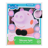 Lampa de veghe pentru copii model Peppa Pig portabila forma 3D baterie reincarcabila Silicon Non-toxic control
