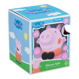 Lampa de veghe pentru copii model Peppa Pig portabila forma 3D baterie reincarcabila Silicon Non-toxic control