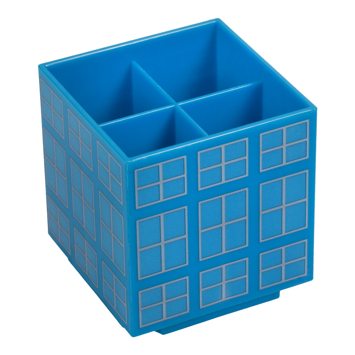 Organizator de birou model Spiderman 4 compartimente 24 aranjari posibile accesoriu ascutitoare multicolor ideal