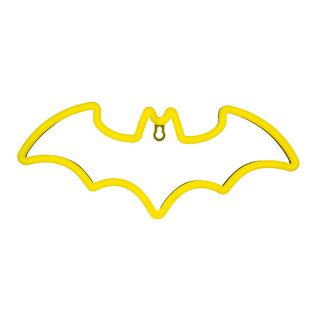 Lampa decorativa model Batman de veghe noptiera birou sau gaming semn luminos LED NEON forma logo inaltime 12.8cm