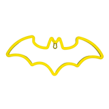 Lampa decorativa model Batman de veghe noptiera birou sau gaming semn luminos LED NEON forma logo inaltime 12.8cm