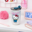 Cana termica de voiaj model Hello Kitty capacitate 350 ml INOX alb-multicolor protectie anti-scurgere licenta oficiala