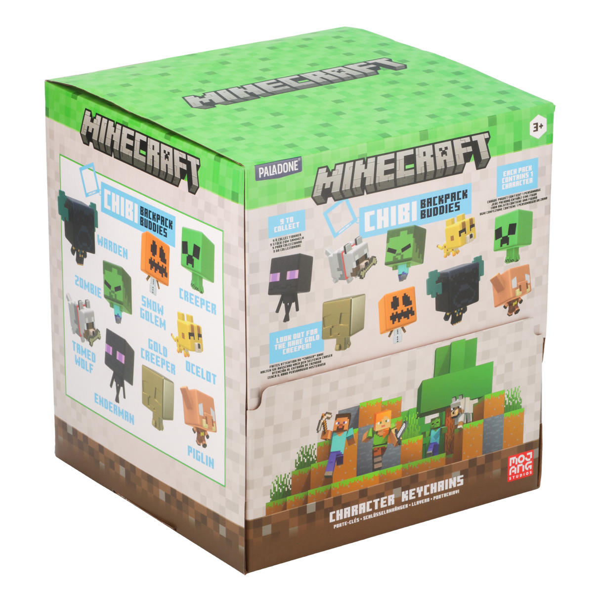 Breloc model personaj Minecraft seria 2 pachet surpriza figurina rucsac 9 modele licenta oficiala Mojang - Breloc