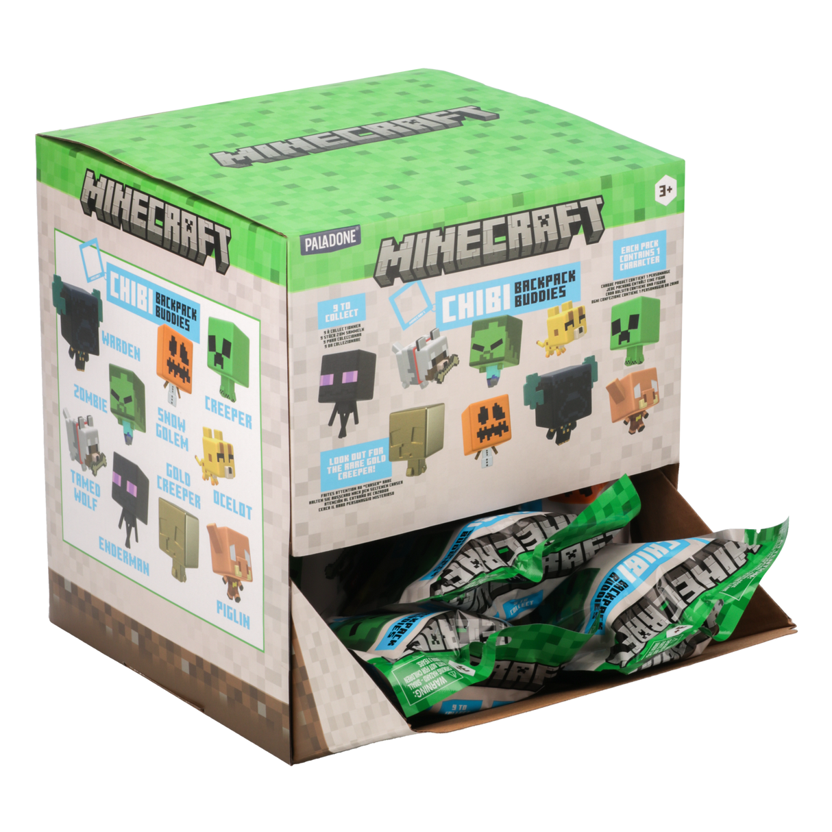 Breloc model personaj Minecraft seria 2 pachet surpriza figurina rucsac 9 modele licenta oficiala Mojang - Breloc